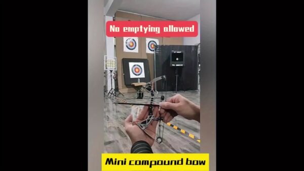 9.5" RH/LH Compound Bow and Arrows Set for Target Shooting, Hunting, and Survival - Perfect Archery Gift with Pocket Bow - 图片 9