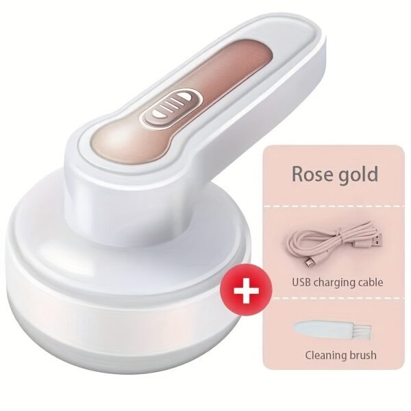 Compact USB-Rechargeable Lint Remover - Premium Fabric Shaver for a Flawless Wardrobe & Home - Eradicates Lint Balls & Fuzz Effortlessly - Versatile for Clothes, Furniture, Carpets with Cleaning Brush - 图片 4