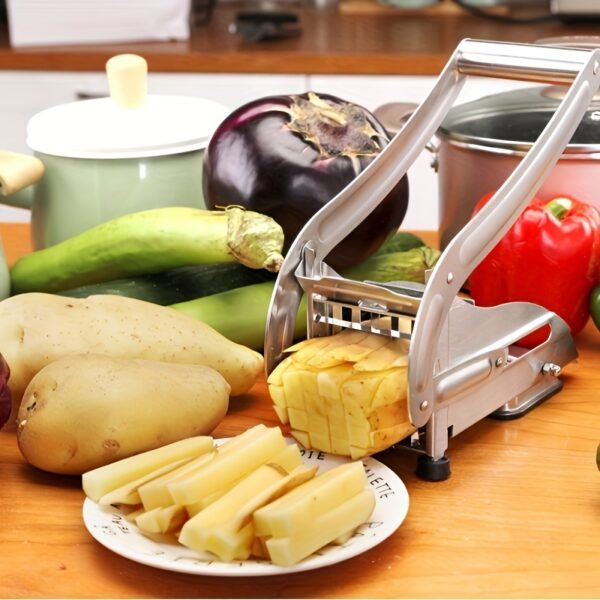 Potato Slicer, Slicer For Commercial And Household Use, Cucumber, Radish, Potato, Lettuce Slicer, French Fry Slicer, Can Cut Vegetables And Fruits, Essential For Kitchen Use - 图片 2