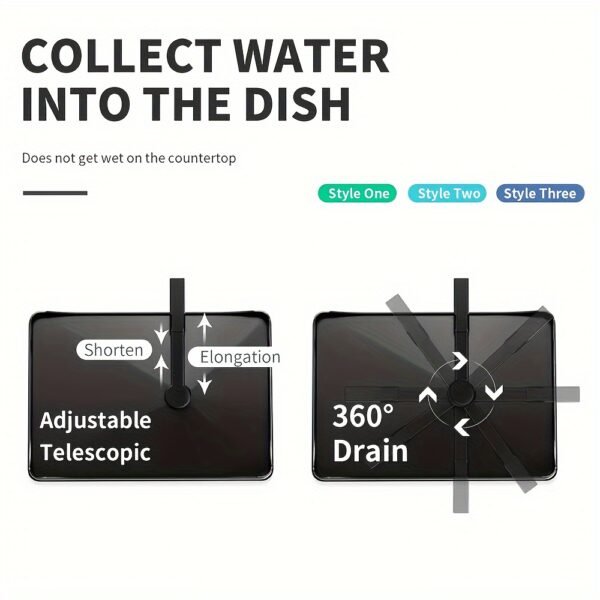 2-Tier Iron Bowl and Dish Drying Rack - Space-Saving Kitchen Counter Organizer with Knife Cup and Tableware Holder - Rust-Resistant Metal Construction for Easy Cleaning and Durability - 图片 9