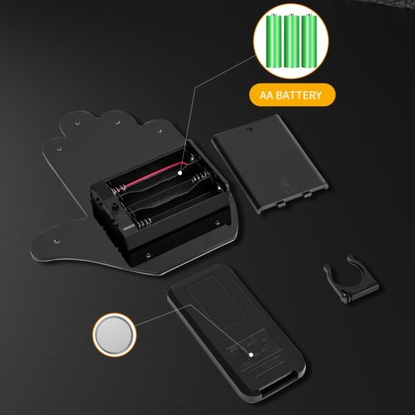 1pc LED Car Finger Light with Remote - Road Rage Gesture Signal, Eye-catching Hand Lamp for Nighttime Driving - 图片 8